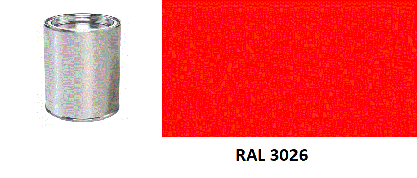 Fluorescenčná farba ral 3026 0,8l